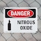 Signmission Nitrous Oxide Danger Sign, Plastic, 10in W x 7in L, 2PK OS-2PACK-DS-P-710-L-1937 - alternate 5